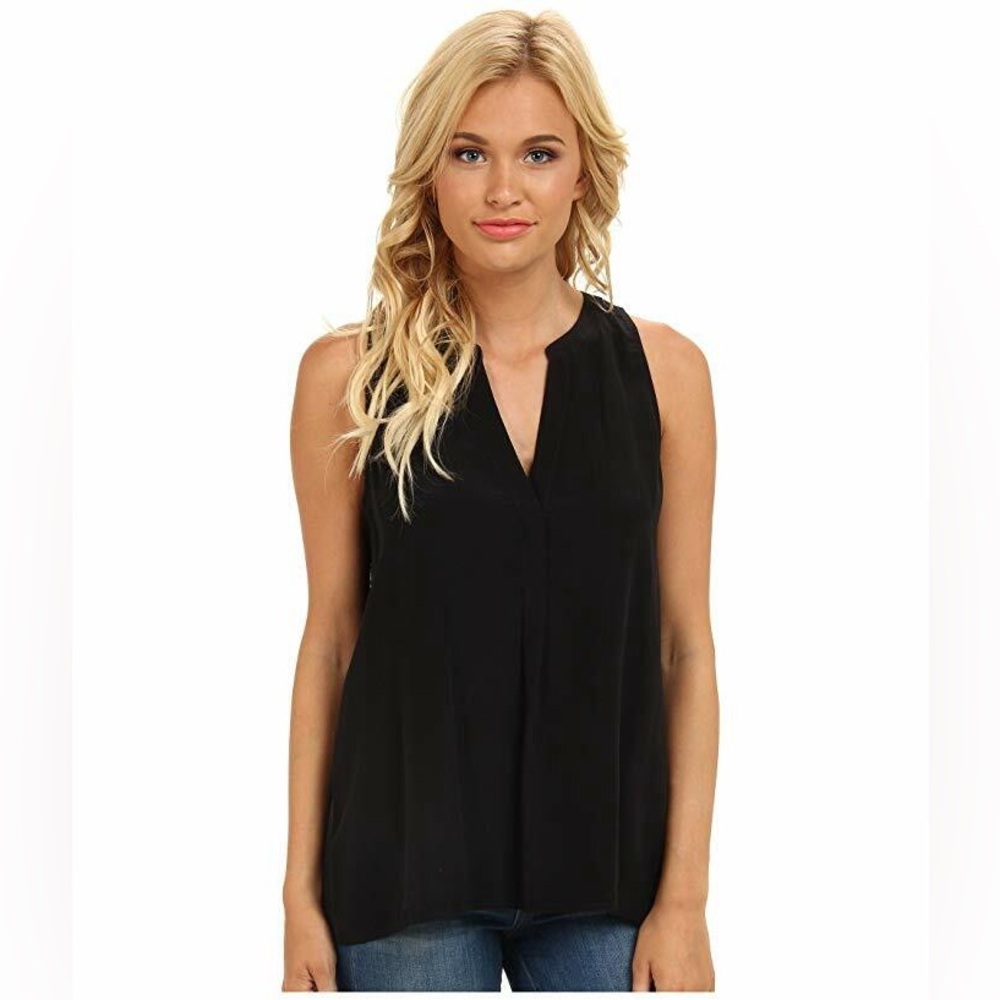 Joie Black Silk Top large